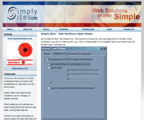 simply-sites.co.uk: Simply Sites - Web Solution Made Simple. Web design in St Albans. Web design in Hertfordshire
Simply Sites is a professionally run web design company located in St Albans, Hertfordshire. We specialise in e-commerce database driven websites