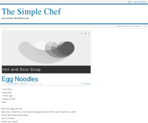 thesimplechef.com: The Simple Chef | Just another WordPress site
