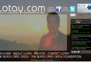 lotay.com: Lotay Yang | lotay.com
lotay.com - Website of philanthropist and businessman Lotay Yang.