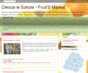 programowocewszkole.info: Owoce w Szkole - Fruit'S Market
