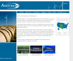 airstreamenergy.com: Welcome to AirStream Energy
AirStream Energy-developer of clean power generation sources (wind, natural gas, solar).