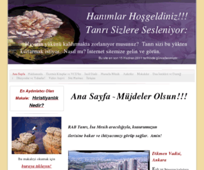 ankarali-hiristiyan-hanimlar.com: Ana Sayfa ~ Müjdeler Olsun!!! | Hanımlar Hoşgeldiniz!!! Tanrı Sizlere Sesleniyor:
Evli ve boşanmış kadınların yaşamının çok zor olabileceğini iyi biliyoruz.  Helede çocuklar varsa bu yük daha da büyür.  Hayat şartları her geçen gün daha