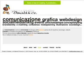 donaldecompany.com: Donald&Company - Comunazione, grafica, web design
