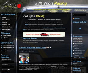 jvx-sport.com: JVX-Sport Racing
JVX Sport Racing Team, equipo de Rally. Noticias, eventos, fotos, videos y mucho ms!