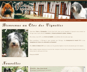 le-clos-des-vignettes.com: Bienvenue au Clos des vignettes - Le Clos des Vignettes
Un site d'élevage de chiens de race situé dans l'Eure. Eurasiers et bergers polonais