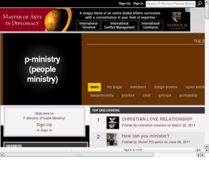 p-ministry.com: P-ministry.com
The best place for Christian, connects christians from all over the world to one place.