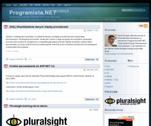 parzych.net: Programista.NET - WebDeveloper ASP.NET | ASP.NET MVC | PHP, SEO, AJAX, Programowanie mobilne .NET CF
