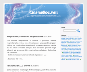 cosmadoc.net: CosmaDoc.net - Appunti per studenti. Tesine, riassunti e libri usati.
