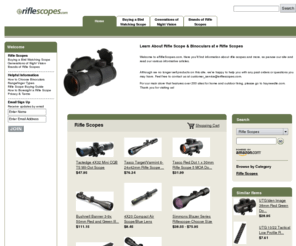 e-rifle-scope.com: Rifle Scope & Binoculars at e Rifle Scopes
Rifle Scope: eRifleScopes.com is the headquarters for rifle scopes, spotting scopes, rangefinders, binoculars, and night vision. Get more information on rifle scopes.