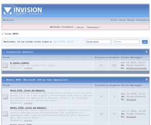 mareluna.it: Corso MOUS (Powered by Invision Power Board)
