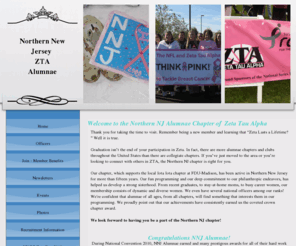 nnjzta.org: NNJ ZTA Alumnae
Northern New Jersey Alumnae Chapter of Zeta Tau Alpha Fraternity