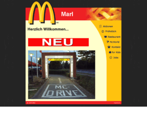 mcdonalds-marl.de: McDonald's Restaurant in Marl
Herzlich Willkommen zu Ihren McDonald's Restaurant in Marl