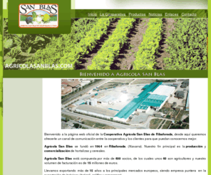 agricolasanblas.com: Agrícola San Blas de Ribaforada, Sociedad Cooperativa
