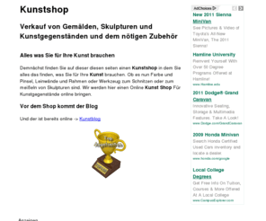 heinos-kunstshop.de: Der Kunstshop im Internet
Verkauf von Gemälden, Skulpturen und Kunstgegenständen und dem nötigen Zubehör