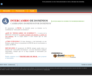 onlae.info: NDOK - Intercambio de dominios
DESCRIPTIONDOMINIO