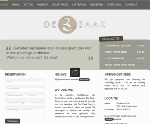 restaurantdezaak.nl: De Zaak
De Zaak