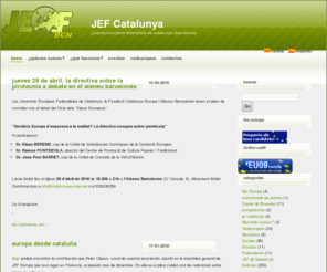 jefcatalunya.com: JEF Catalunya
Joventut Europea Federalista de Catalunya a Barcelona