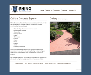 rhino-concrete.com: Rhino Concrete
Rhino Concrete, a specialty concrete repair company