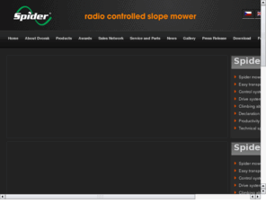 spider-mower.com: Dvorak Radio Controlled Slope Mower Spider ILD01 ILD02 ILD03
spider slope mower, ILD01, ILD02, mowing, steep, robot, slopes, cutting, dvorak, radio, remote