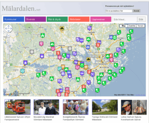 xn--mlardalen-v2a.net: VÃ¤lkommen till MÃ¤lardalen | MÃ¤lardalen.net
Turistinformation fÃ¶r SÃ¶dermanland, Uppland och VÃ¤stmanland. BesÃ¶ksmÃ¥l i 45 kommuner med aktiviteter, boende och upplevelser i MÃ¤lardalen.