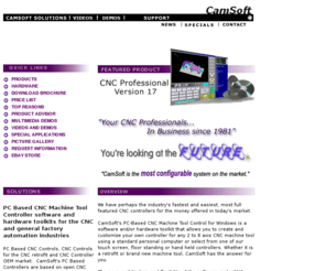 cnccontrols.net: PC Based CNC Control For The Machine Tool CNC Retrofit And CNC Controller OEM Market
PC Based CNC controls, CNC Controls for the retrofit and CNC Controller OEM market. CamSoft's PC Based Controllers are based on Open CNC Motion Controls