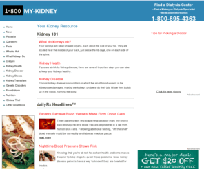 kidney-centers.com: 1-800-My-Kidney | Your Kidney Resource
Home Page