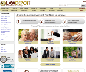 lawdepot.co.uk: Legal Forms from LawDepot.com - Automated Online Contracts
Customize Legal Forms with LawDepot. LawDepot will help you create legal forms such as bill of sale, lease agreements, wills, prenups, and more.