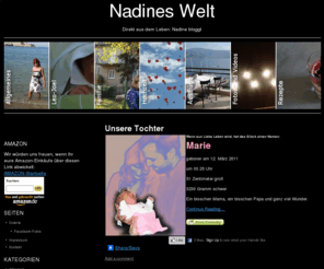 zwazl.com: Nadine, Armin und Leo-Joel's Homepage
Direkt aus dem Leben: Nadine bloggt