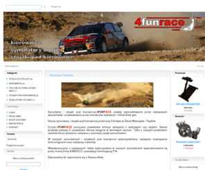 4funrace.com: 4 FUN RACE STOJAK POD KIEROWNICĘ, SYMULATORY DO GIER, SYMULATORY WYŚCIGÓW
4 FUN RACE  SAYMULTORY WYŚCIGÓW, STOJAKI POD KIEROWNICĘ, KIEROWNICE, FOTELE