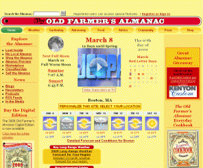 almanac.com: The Original Farmer's Almanac since 1792 - The Old Farmer's Almanac
