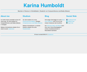 karina-humboldt.de: Karina Humboldt
Website von Karina Humboldt.