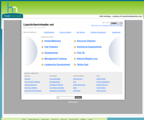 liquidvitaminleader.net: Liquid Vitamin and Minerals
Be healthy and wealthy!