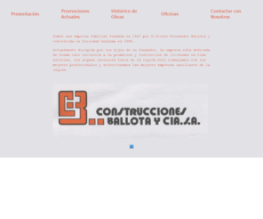 ballota.com: Construcciones Ballota y Cia S.A.
Empresa de promocin y construccin de viviendas en Asturias.