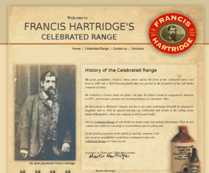 celebratedrange.com: TRADITIONAL SOFT DRINKS | Francis Hartridge's Celebrated Range of Traditional Soft Drinks from Hartridges.
Hartridges Celebrated Range of Traditional Soft Drinks, Ginger Beer, Root Beer, Cloudy Lemonade, Dandelion & Burdock. First Brewed in 1882 by Francis Hartridge Using Only the Finest, Natural Ingredients.