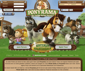 ponyrama.com: Ponyrama | Der lustige Online-Ponyhof für alle Pferde-Spiele