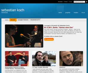 sebastiankoch.net: Sebastian Koch - Biografie, Bilder, Interviews, Videos
Sebastian Koch - Bilder, Videos, Interviews & news.