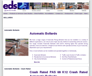securitybollard.co.uk: Bollards - EDS
Bollards - EDS - CCTV Alarms Access Control Gates & Barriers Electrical