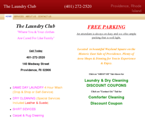 thelaundryclub.com: The Laundry Club - Providence, Rhode Island
The Laundry Club"Where You & Your clothesAre Cared For Like Family" Call Today401-272-2520140 Medway StreetProvidence, RI 02906 