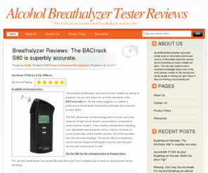 alcoholbreathalyzertester.org: Alcohol Breathalyzer Tester
Alcohol Breathalyzer Tester - The best breathalyzer alcohol tester review site on the net!