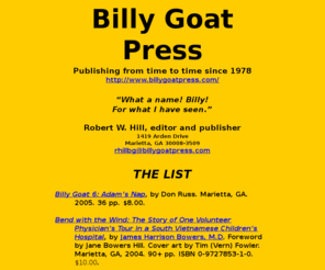 billygoatpress.com: Billy Goat Press
