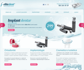 elitedent.ro: Clinica Stomatologica Elite Dent Bucuresti - implant dentar, aparat dentar
Clinica Stomatologica Elite Dent Bucuresti - implant dentar, aparat dentar