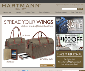 hartmann.com: Luggage - Hartmann Leather Luggage, Business Cases, and Leather Accessories
Leather Luggage 