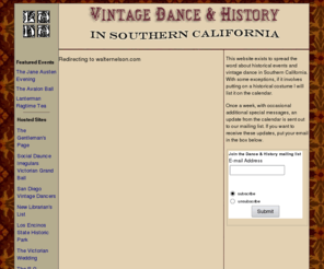 lahacal.org: Vintage Dance and History Events in Southern California
The Lively Arts History Association presents a guide to vintage dance and history events in Southern California.