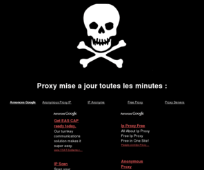proxy-anonyme.com: Proxy anonyme et proxy elite
Proxy anonyme et proxy elite mise a jour toutes les minutes
