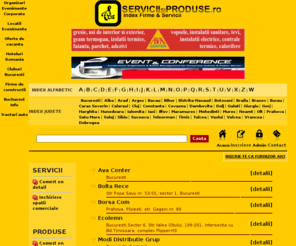 serviciisiproduse.ro: Servicii si produse:  - servicii produse
Servicii si Produse cu adresa, telefon, fax, e-mail, meniu, orar, fotografii, cataloage produse, preturi, oferte