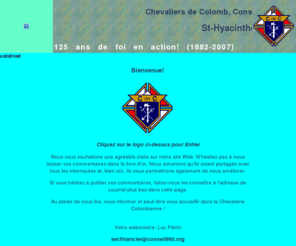 conseil960.org: Chevaliers de Colomb, Conseil 960
Un site d'organisme humanitaire ayant plus de 125 d'existence