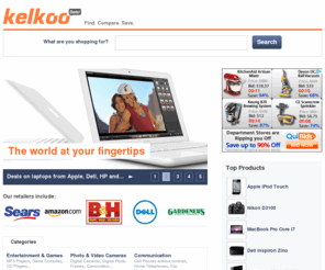 kelkoopartners.com: Kelkoo Shopping Search Engine | US Online shopping & Price comparison
Kelkoo helps you to find quickly and easily offers, users and experts reviews and also provides many specific shopping guides to buy at the best price.