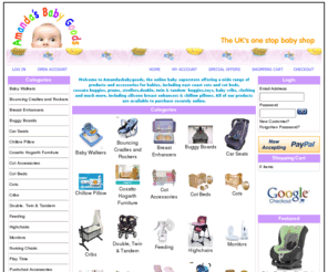 amandasbabygoods.com: Amandas Baby Goods - Baby Shop - UK on line Baby store - Products and Accessories for Babies, Prams - Pushchairs, Nursery Furniture - Mother and Baby Products -East Coast Cots, Baby Shop Based in Coventry,West Midlands,Scotland, England,Wales, Northern Ireland, East Coast Cots - Baby Shop in Coventry - Baby Shop Coventry - Shop online for Baby goods in Coventry - Baby Shop Website in Coventry England.
Nursery and baby products - Nursery furniture, Baby Walkers, Babies Cribs, East coast cots - Baby cots, Baby Cot Beds, Baby nursing chairs, East coast cots, babies feeding equipment, Baby highchairs, Baby walkers, baby monitors, baby travel cots, baby car seat, Childs car seat, travel cots, Baby walkers, Travel systems, based in Coventry, based in uk, based in west midlands, based in uk, Buy baby products, buy nursery products, buy baby cot, buy cot, buy cheap nursery products, discounted nursery products, cheap baby products, online baby shop in Coventry, find baby products in Coventry, find nursery furniture in Coventry, Coventry, Warwickshire, West midlands ,uk, London, Wales, uk, Scotland, England