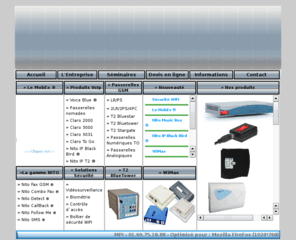 mpisecurite.com: MPI - Média Partners International - Passerelles GSM - Passerelles numériques - Passerelles Analogique, Passerelles VoIP
