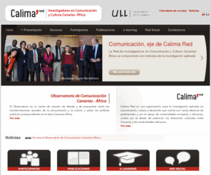 calimared.es: Calimared
Calimared, Red de investigadores Canarias Africa